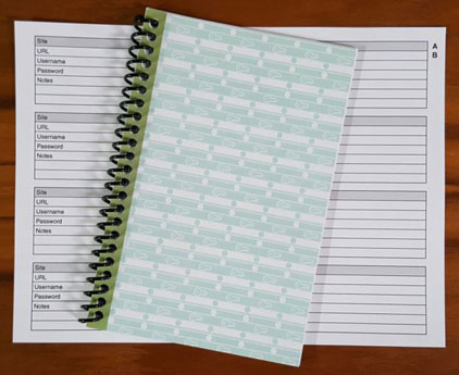Password Journal 1